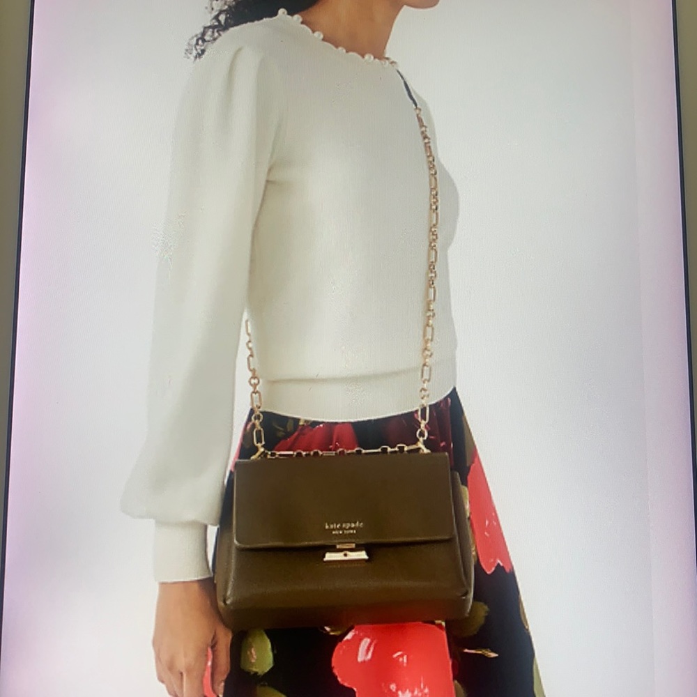 Kate Spade New York Carlyle medium Leather Crossbody bag - Picture 3 of 15